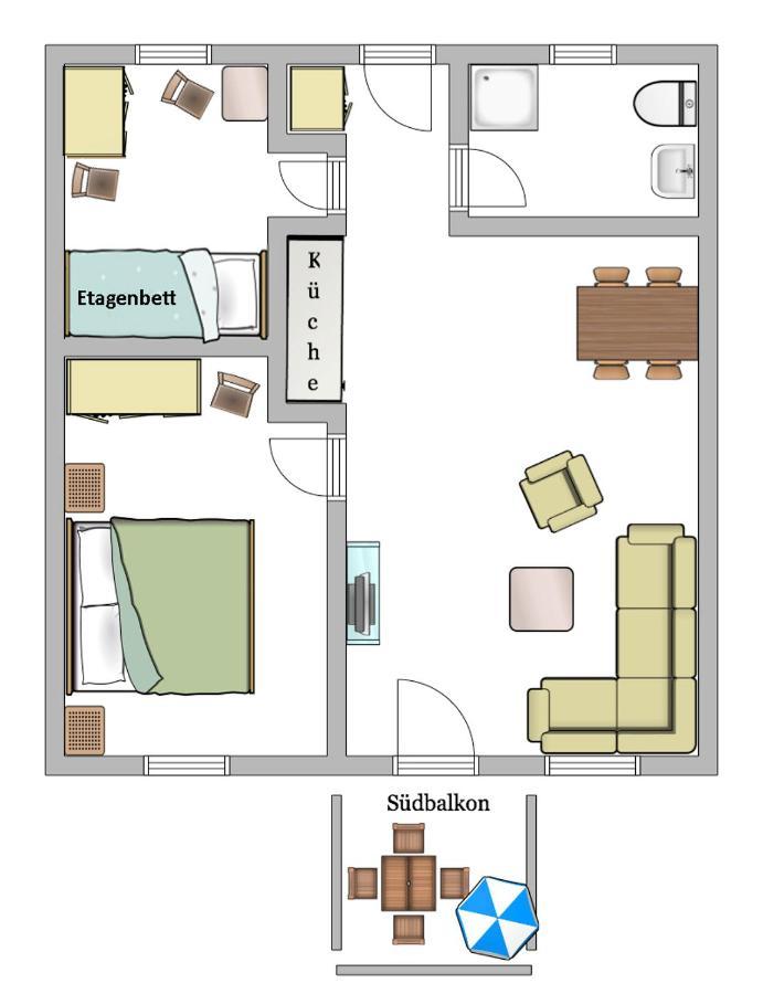 Haus Seeschwalbe Ferienwohnungen Goehren  Exterior foto